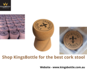 Giant champagne cork stool | KingsBottle