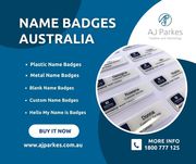 Name Badges | Custom Name Tags Australia - AJ Parkes